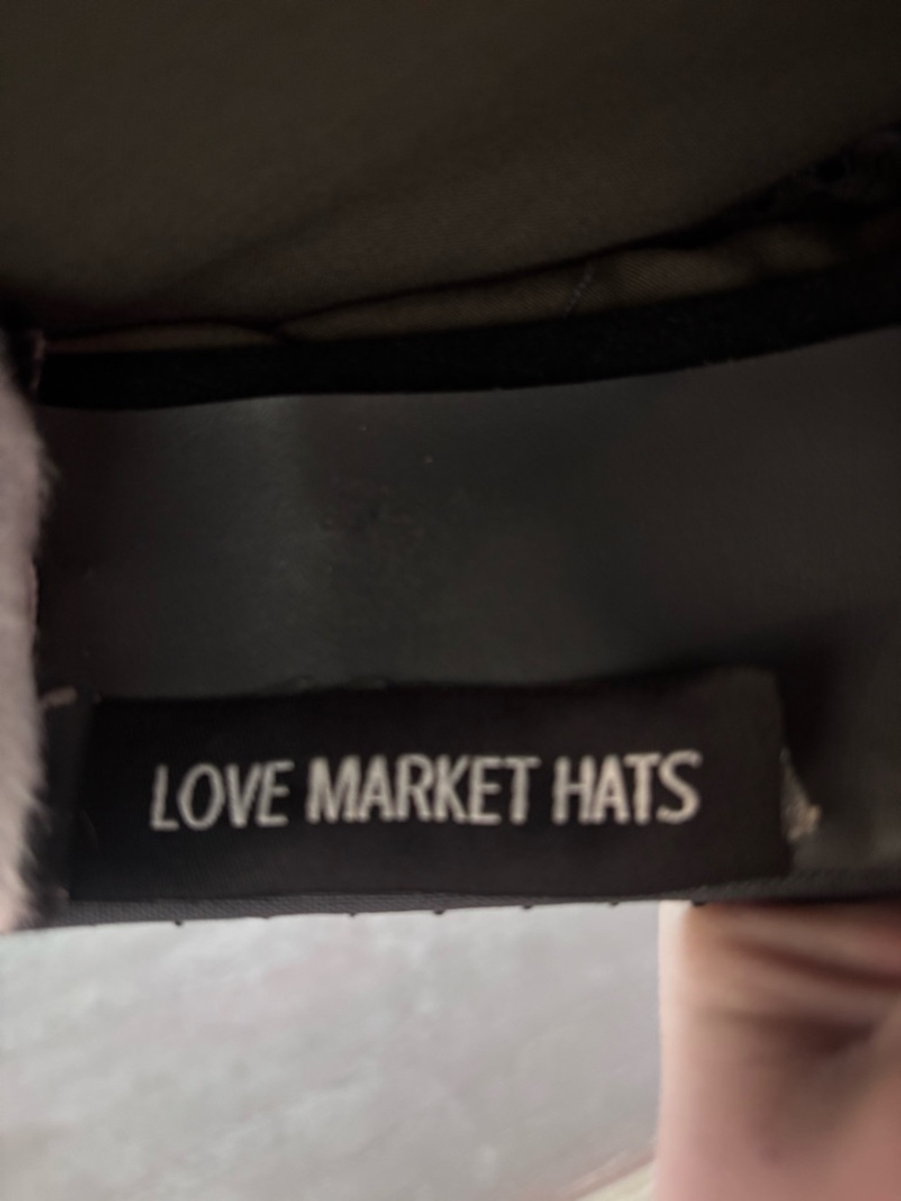 Embellished Black Velvet Captains Hat, Love Market - Picture 3 of 4